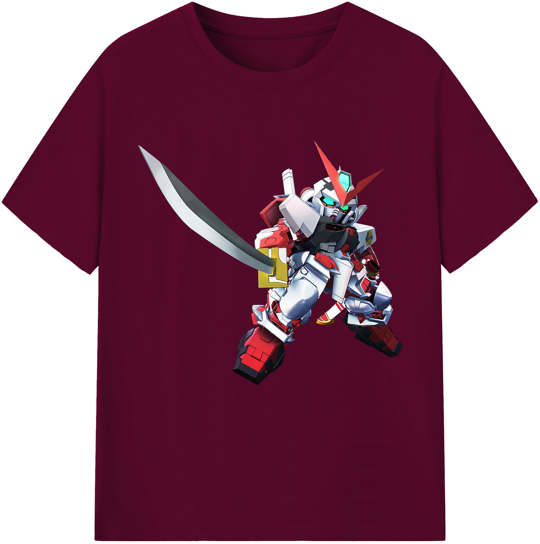 （画像用） 機動戦士ガンダム Mobile Suit Gundam レディースカジュアルプリントTシャツ（綿100％）